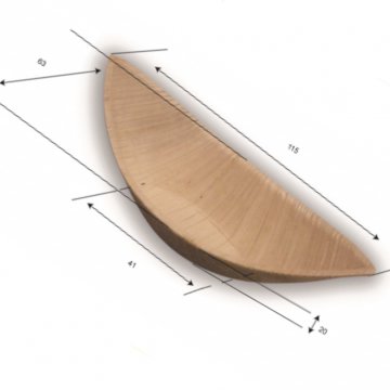 FINGERFOOD PALMA CIOTOLINA BOAT CM11,5X6X2  PZ 25